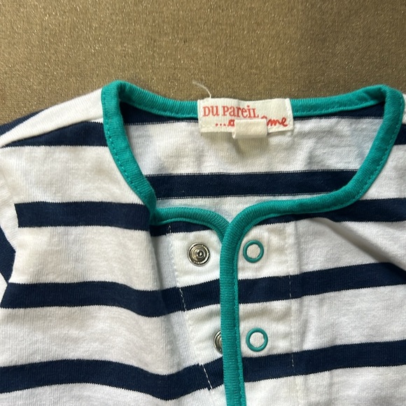 Baby boy romper never worn Du pareil. 9 months. 71 cm. From Milano-ITALY - Picture 5 of 6